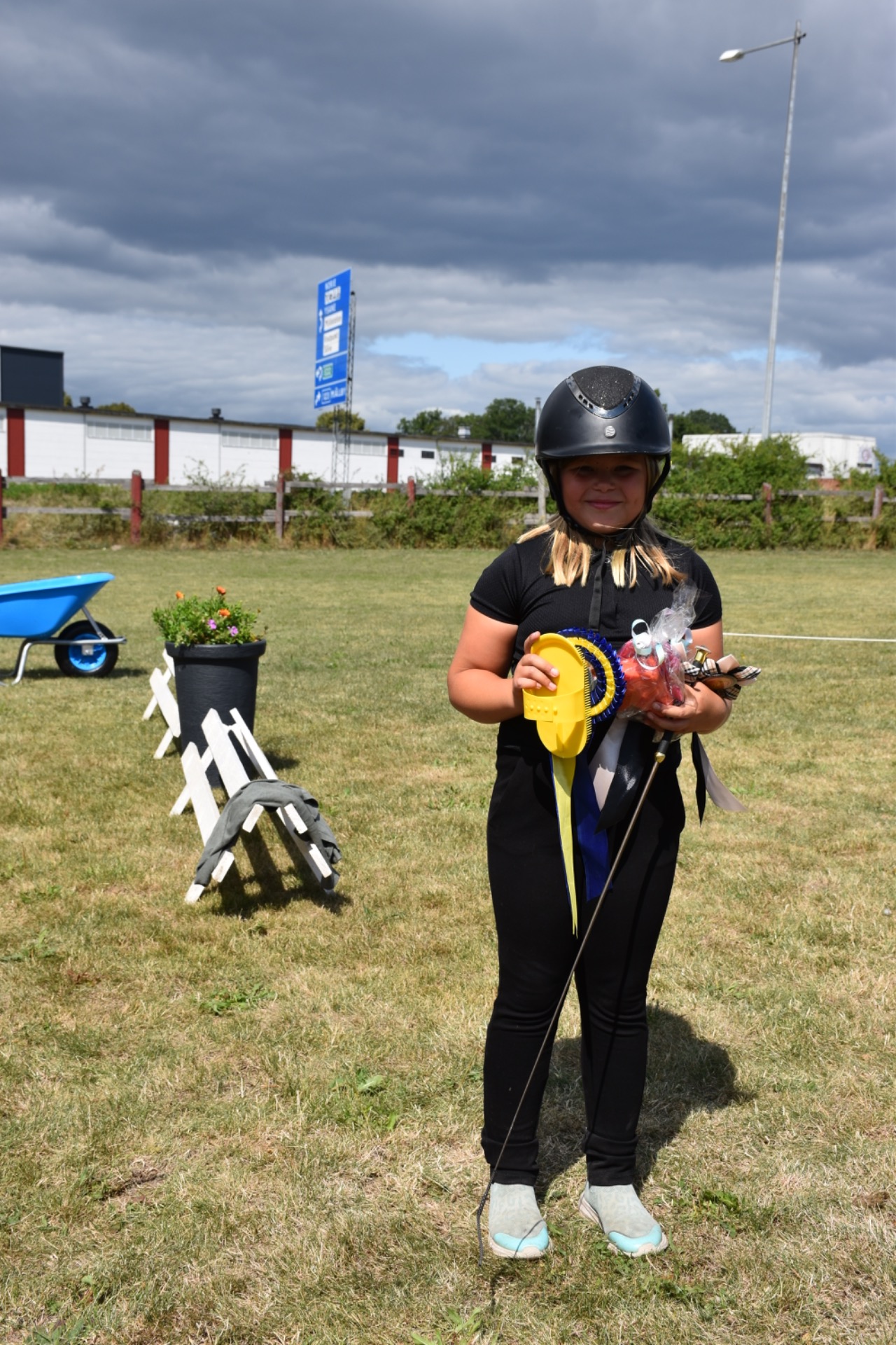 Vinnare och 2:a i handlerhopp! Isabel Johnsson